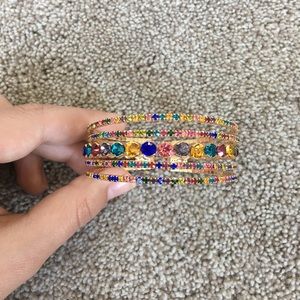 colorful fun shiny bracelet OS